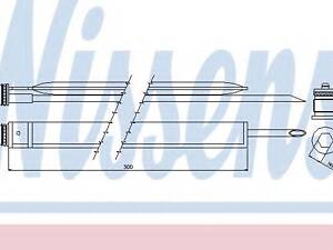 Осушувач кондиціонера NISSENS 95465 на MERCEDES-BENZ CLS (C218)