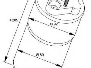 Осушувач кондиціонера NRF 33317 на RENAULT TRAFIC II автобус (JL)