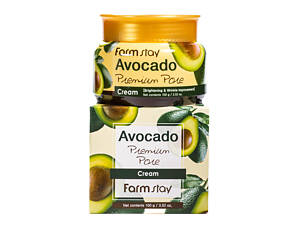 Освітлюючий крем для обличчя від зморшок FarmStay Avocado Premium Pore Cream 100 мл
