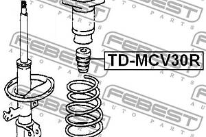 Отбойник амортизатора TOYOTA CAMRY (_V4_) / TOYOTA AURION (_V4_) 2006-2014 г.