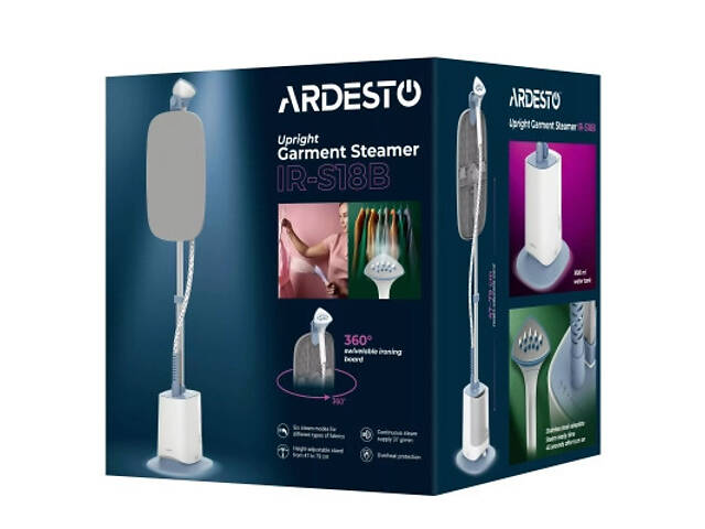Відпарювач для одягу Ardesto IR-S18B - Фото 7