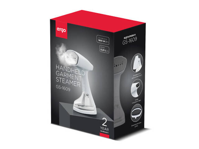 Відпарювач для одягу Ergo GS-1609 - Фото 7