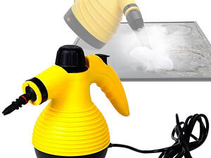 Відпарювач із функцією пароочисника Steam Cleaner DF-A001 (TM-115)/Рожевий відпарювач