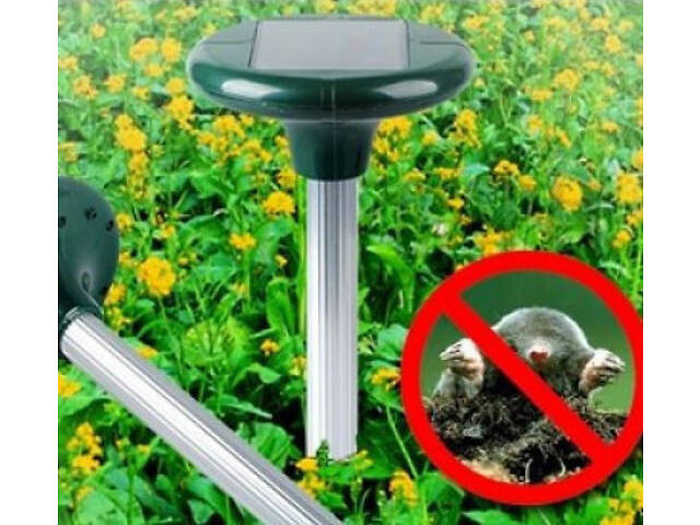 Отпугиватель кротов на солнечной батарее набор 2 шт - Фото 1