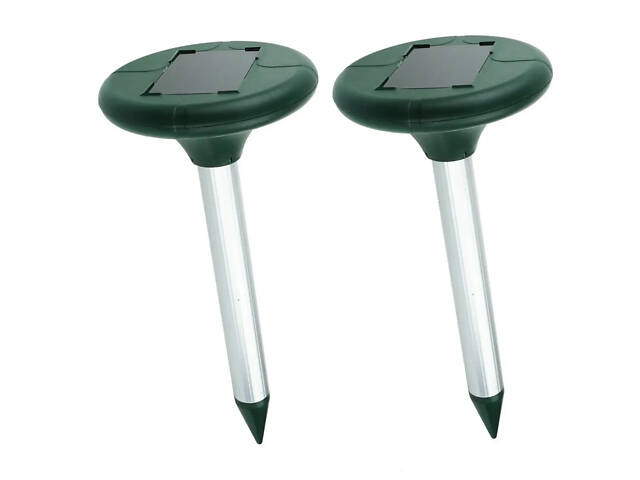 Отпугиватель кротов на солнечной батарее набор 2 шт - Фото 2