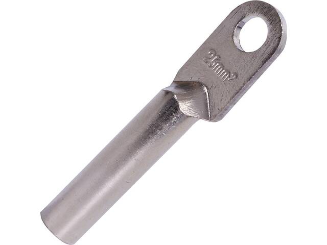 Оцинкований кабельний наконечник 25кв.мм M8 гільза: 33мм (1шт) [s021013] E.NEXT e.end.stand.z.25.M8 - Фото 1