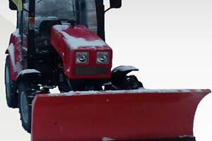 Отвал снегоуборочный для мини-тракторов МТЗ 320, Foton, Dongfeng, Kubota механический