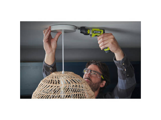 Акумуляторна викрутка Ryobi RSD4-120T 4В, USB, Lithium, 1х2Ah, 5Нм, 200об/хв, кейс, 10 насадок (5133006210) - Фото 4