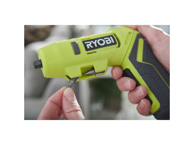Акумуляторна викрутка Ryobi RSDP4-120G 4В, USB, Lithium, 1х2Ah, 5Нм, 200об/хв, поворотна ручка (5133005958) - Фото 2
