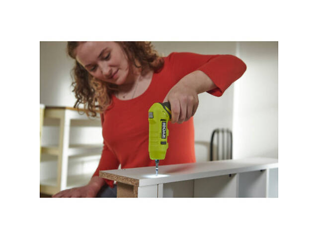 Акумуляторна викрутка Ryobi RSDP4-120G 4В, USB, Lithium, 1х2Ah, 5Нм, 200об/хв, поворотна ручка (5133005958) - Фото 5