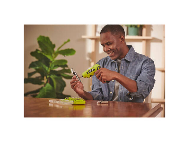 Акумуляторна викрутка Ryobi RSDP4-120G 4В, USB, Lithium, 1х2Ah, 5Нм, 200об/хв, поворотна ручка (5133005958) - Фото 8