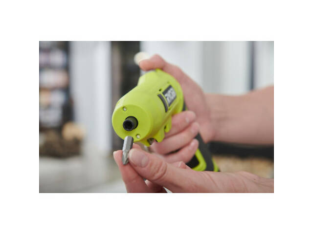 Акумуляторна викрутка Ryobi RSDP4-120G 4В, USB, Lithium, 1х2Ah, 5Нм, 200об/хв, поворотна ручка (5133005958) - Фото 10