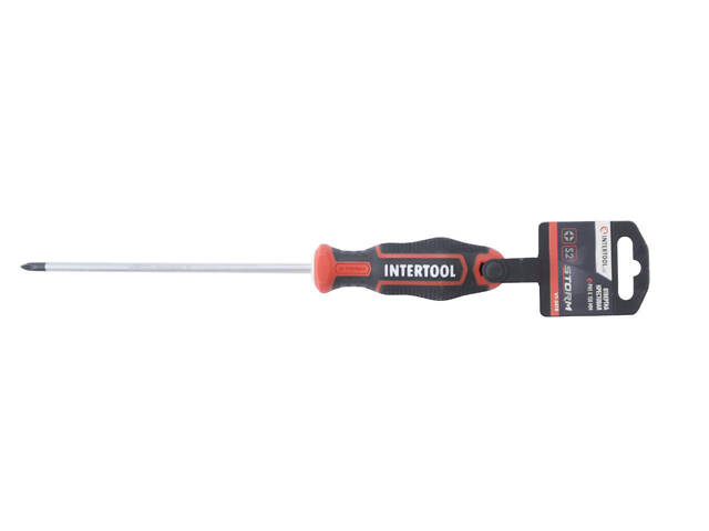 Отвертка Intertool PH1 x 150 мм Storm (VT-3418) - Фото 2