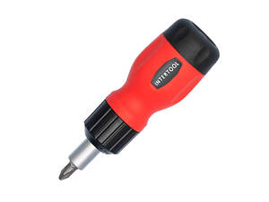 Отвертка Intertool реверсивная 6 ед. (VT-1009)