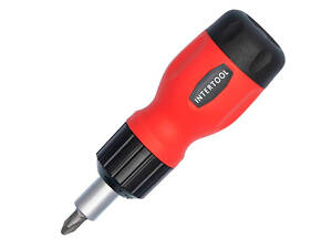 Отвертка Intertool реверсивная 6 ед. (VT-1009)