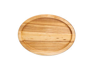 Овальная доска 35×25 см для подачи нарезки, ясень T26W250