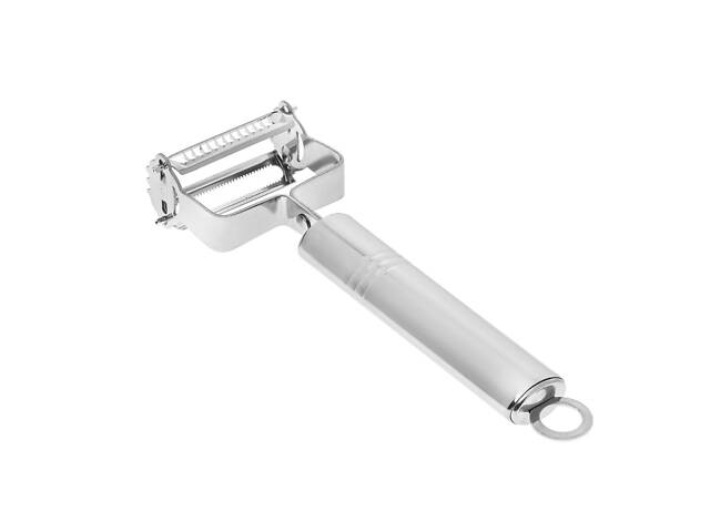 Овощечистка экономка рыбочистка шинковка для нарезки соломкой овощей фруктов корейской морковки 17 см - Фото 5