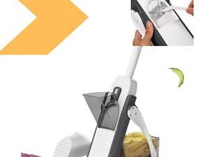 Овощерезка Мультислайсер - тёрка для овощей Delimano Brava Spring Slicer блакитний (43716-_217)