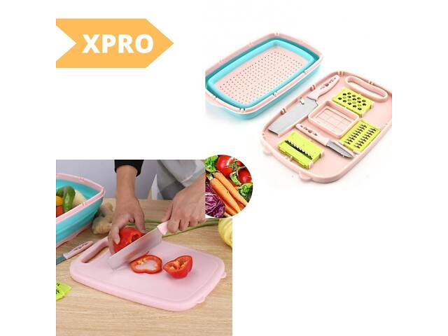 Овощерезка XPRO Multifunctionalslicer abd Planing wire slicer (WM-5) (30) розовый (MER-14204_310) - Фото 2