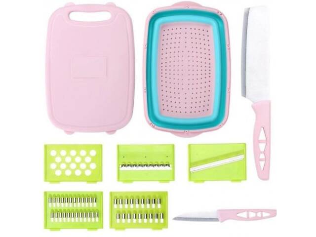 Овощерезка XPRO Multifunctionalslicer abd Planing wire slicer (WM-5) (30) розовый (MER-14204_310) - Фото 4