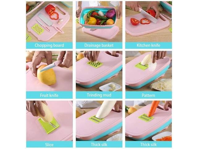 Овощерезка XPRO Multifunctionalslicer abd Planing wire slicer (WM-5) (30) розовый (MER-14204_310) - Фото 5