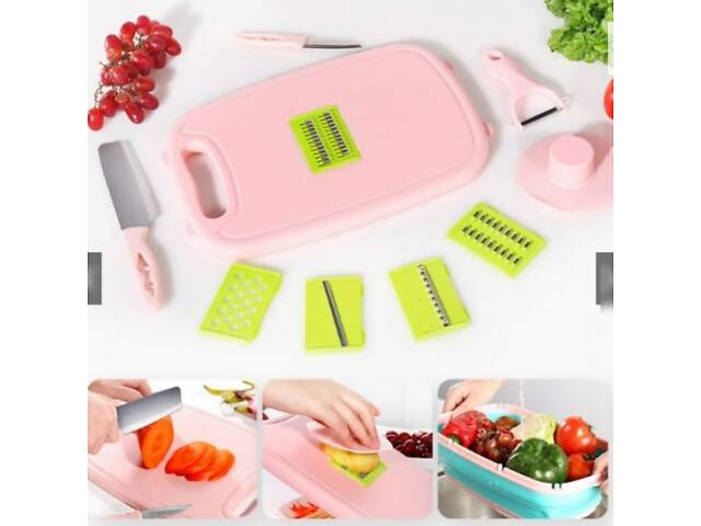 Овощерезка XPRO Multifunctionalslicer abd Planing wire slicer (WM-5) (30) розовый (MER-14204_310) - Фото 6