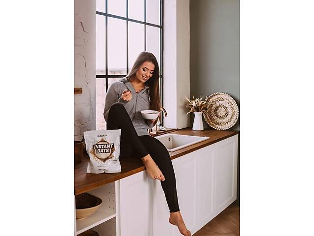 Вівсяні пластівці швидкого приготування BioTech Instant Oats Gluten Free 1000 g (Unflavoured) - Фото 2