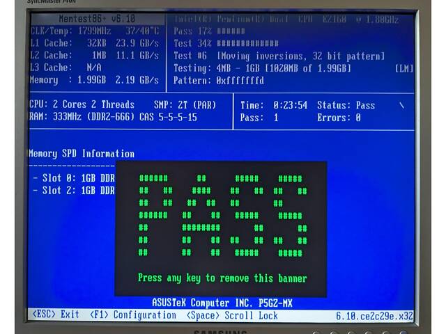 ОЗП 1GB DDR2-667 SK Hynix HYMP512U64CP8-Y5 AB-T - Фото 4