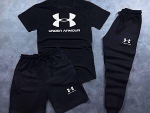 (П) Футболка+шорти+штани