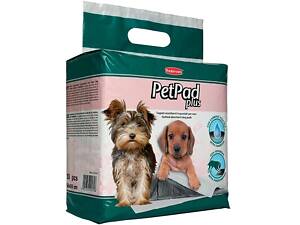Пелюшки Padovan PADOVAN Pet Pad Plus 10шт, для собак, з активованим вугіллям та феромонами 60 x 60 см