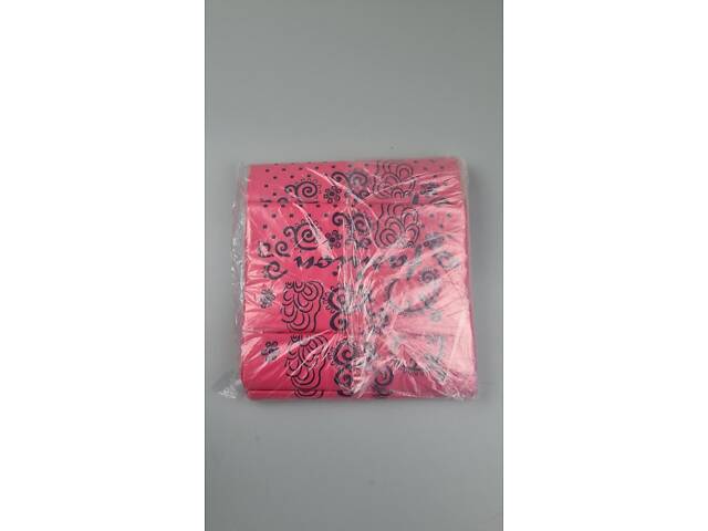 Пакет поліетиленовий подарунковий маленький з вирубний ручкою (20*30) 'Fashion візерунок'Леомі (100 шт) - Фото 2