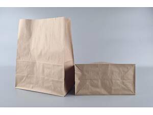Пакет с дном бумажный 29*23*11 коричневый №26 (25 шт)