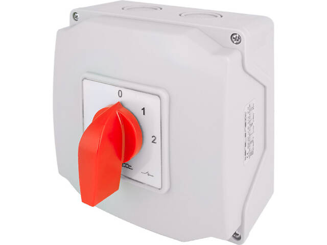 Пакетный переключатель '0-1-2' 4P 40A 400V в корпусе [8624-200] LK40/4.322-ОВ/45 E.NEXT - Фото 1