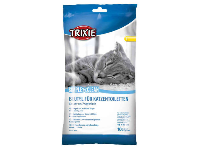 Пакети для котячого туалету Trixie Simple'n'Clean 59х46 см 10 шт (4011905040448) - Фото 1