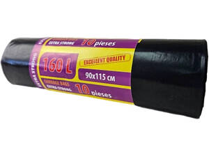 Пакети для сміття Grey Pack Міцні 40 мкм 160 л 10 шт. (l16010ES)