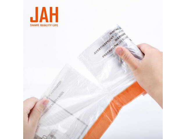 Пакети для сміття JAH для відер до 30 л (55х70 см) із затяжками 15 шт. (6305) - Фото 2