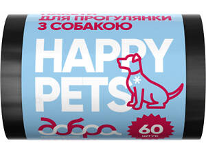 Пакети для собак Добра Господарочка чорні 60 шт. (4820086521635)
