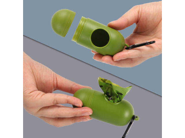 Пакеты для собак Lapka 8 рулонівх15 шт + контейнер (LPK-34) - Фото 4