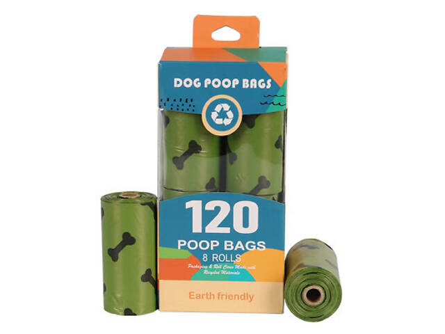 Пакети для собак Lapka 8 рулонівх15 шт (LPK-33) - Фото 1