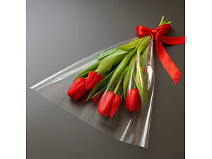 Пакеты конус для цветов, тюльпанов 20*40*40 (100шт)