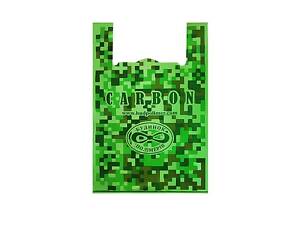 Пакети майка Carbon 38х60 см 200 шт Зелений (9076)