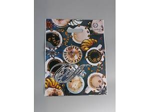 Пакеты с вырубной ручкой (29*37)'Кофе'Ренпако (50 шт)