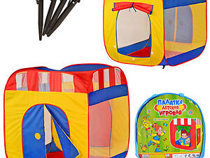 Палатка M 0505 куб, 2 входа, 2 окна, сетка, сумка, 94-94-108 см (6903120734012)