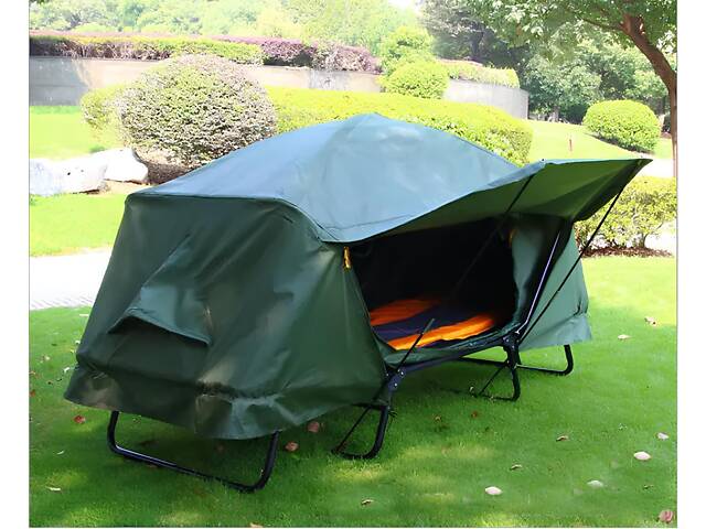 Намет-розкладка з тентом RESTEQ. Намет-трансформер. Розкладка-намет одномісна 210*80*120 см. - Фото 3