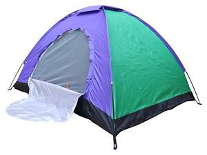 Палатка туристическая 3-х местная кемпинговая No Brand Camping Spot 2х1.5х1.1м Сине-зеленый