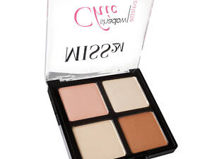 Палетка хайлайтеров MISS2M, 18 г Лівеста