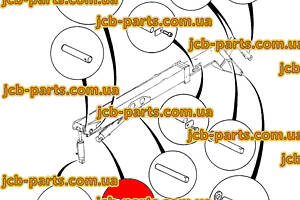 Палец в основание г/цилиндра подъема стрелы 911/40045 для погрузчика JCB 541-70