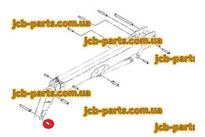 Палець в шток г / циліндра перекидання каретки (ковша) 1025/2002 для навантажувача JCB 540-140