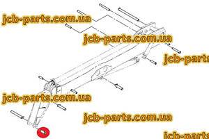 Палец в шток г/цилиндра опрокидывания каретки (ковша) 1025/2002 для погрузчика JCB 540-140