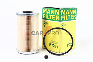 Паливний фільтр MANN-FILTER P726X , 1.9-2.5-3.0dCi /TRAFIC 03- (Purflux)